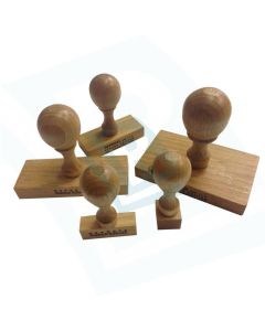 Drevena pečiatka 24x45 mm
