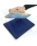 Sada XXL drevenej kolískovej pečiatky 180x100 mm + TopPad + farba
