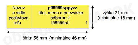 vzor lékarské pečiatky || obchodPECIATOK.sk