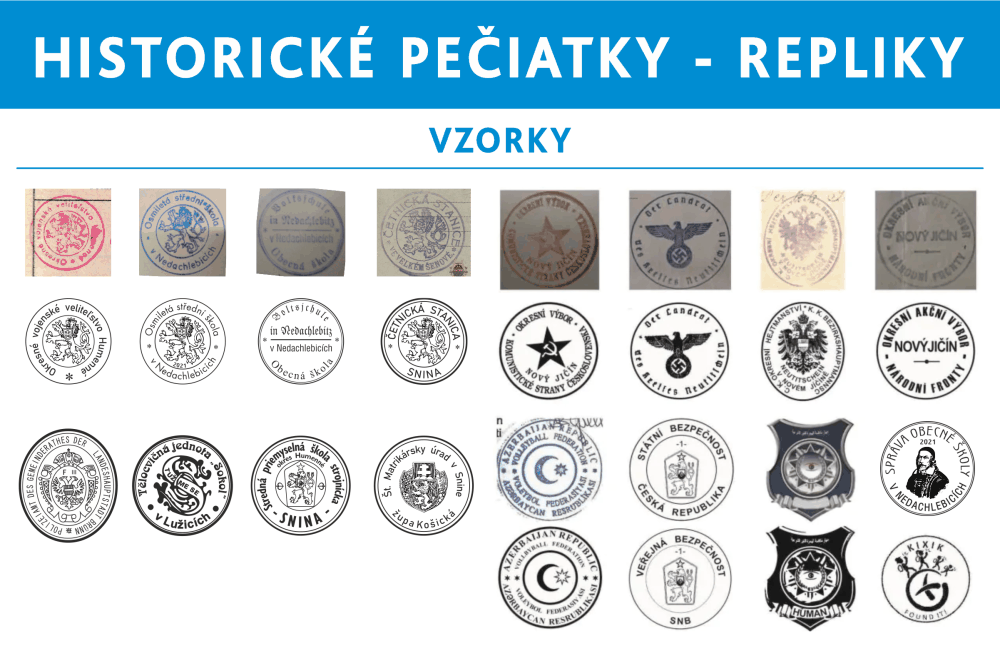 Repliky & Historické pečiatky || obchodPEČIATOK.sk